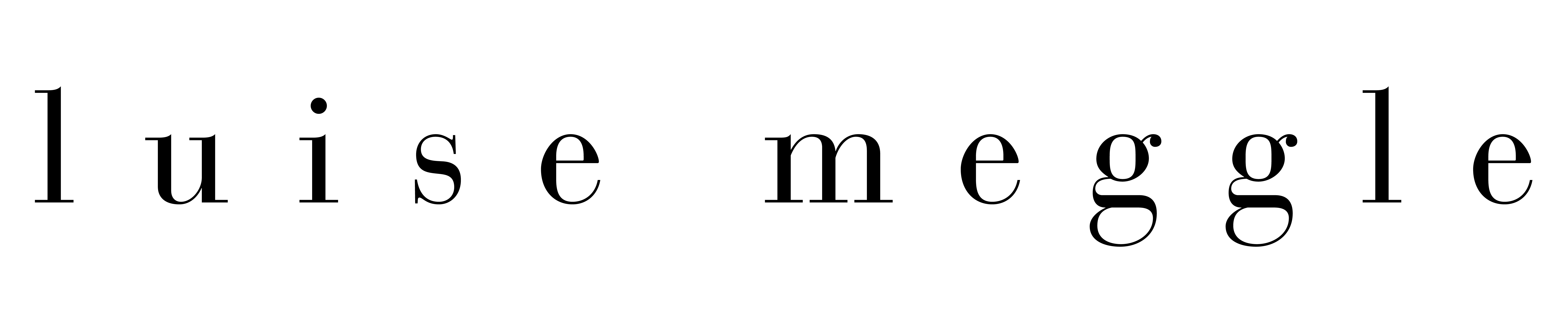 luisemeggle logo